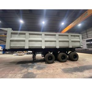 Remolque de punta de carga pesada diseñado para un transporte eficiente de mineral de hierro y agregados de metal azul carbón disponible para precio de exportación - Product Image 1