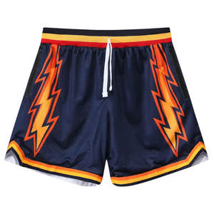 Short de basket-ball unisexe à logo personnalisé séchage rapide été polyester maille respirant unique imprimé animal vêtements de sport pour adultes - Product Image 3