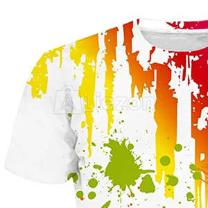 Diseña tus propias Camisetas estampadas de playa para hombres Ropa de calle Camisetas estampadas de nuevo estilo para un ajuste cómodo - Product Image 4