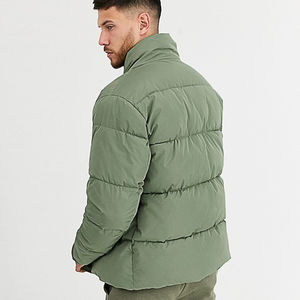 Chaquetas de invierno para hombre de alta calidad personalizadas al por mayor 2025, chaquetas acolchadas para hombre de tela de poliéster de estilo a la moda, venta al por mayor de invierno - Product Image 5