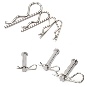 High Quality 304 316 Stainless Steel Spring <b>Cotter</b> <b>Pin</b> Tractor <b>Pin</b> R-Clip Spring - Product Image 1