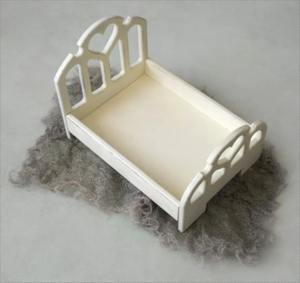 Prix de gros Petit lit en bois Accessoires de photographie pour nouveau-né pour les séances photo en studio pour la chambre à coucher - Product Image 6