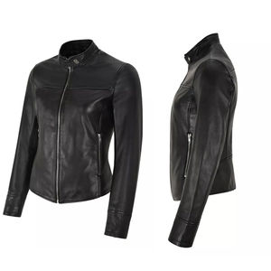 Veste de moto vintage pour homme, style café racer, cuir véritable brun vieilli, imperméable, séchage rapide, décontractée, hiver, devant - Product Image 5