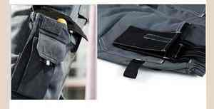 กางเกงทำงานทรงตรง ระบายอากาศได้ดี คุณภาพสูง ผลิตตามสั่ง ผ้าฝ้าย 100% น้ำหนักเบา ดีไซน์เอวกลาง สไตล์ไฮสตรีท สำหรับขายออนไลน์ - Product Image 3