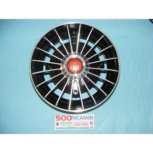 Juego de Ruedas FIAT 500 EPOCA (126 1ª SERIE) 4 Diamantati Ruote in Lega Grifo Neri 4,5x 12 ATTACCO 4x190 para Automóviles de Pasajeros - Product Image 1