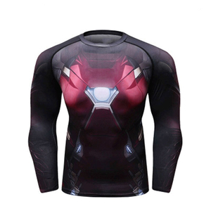 Fitness Wear New Design Hot Sale Swimming Wear Light Weight <b>Men</b> Rash Guard Breathable <b>Long</b> <b>Sleeve</b> All Sizes <b>Men</b> Rash Guard - Product Image 2