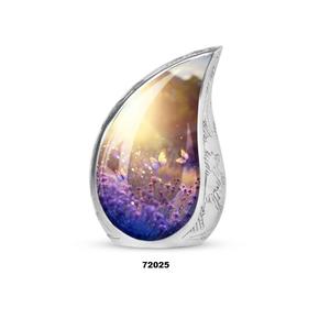 Urna de cremación de lágrima de mariposa hermosa para cenizas humanas adultas, urna funeraria de gota de recuerdo decorativa con bolsa de terciopelo gratis - Product Image 3