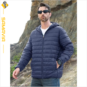 Veste d'extérieur légère pour homme Veste d'hiver matelassée chaude Manteau coupe-vent Veste d'extérieur prête à être expédiée - Product Image 6