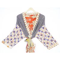 Robe de salon bohème japonaise pour femme, kimono imprimé en soie, vêtements de nuit pour festival, robes indiennes tissées, respirantes et thermiques pour l'été