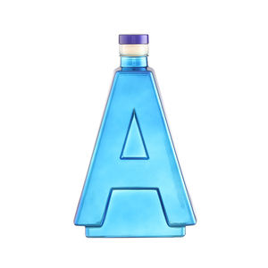 ขวดน้ำหอมแก้วรูปตัวอักษรภาษาอังกฤษแบบกำหนดเองพร้อมจุกปิด - Product Image 1