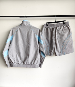 Ensemble de survêtement de sport pour homme, veste coupe-vent et pantalon pour entraînement physique, course à pied, jogging, vêtements de plein air - Product Image 3