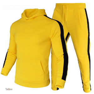 Conjunto de chándal de algodón 100% de manga larga XL para hombre, sudadera con logotipo impreso personalizado y joggers de talla grande, colección de primavera Pakistán - Product Image 1