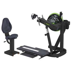 Ergómetro de Brazos con Resistencia Fluida Dinámica, Bicicleta Estática de Pedales para Entrenamiento de Resistencia - Product Image 1