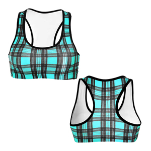 Sujetador Deportivo Sublimado Elegante de Talla Grande para Mujer, Soporte Medio, Ajuste Cómodo para Yoga, Gimnasio, Entrenamientos, Correr y Uso Diario. - Product Image 4