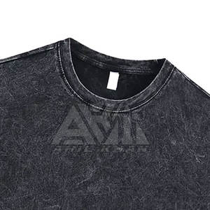 Camisetas de Cuello Redondo para Hombre, de Algodón y Poliéster de la Mejor Calidad, Lavado Ácido, Ligeras, Transpirables, de Secado Rápido, Corte Holgado, Personalizables - Product Image 3