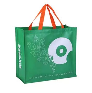Vente en gros de sacs à provisions écologiques tissés stratifiés imperméables sac fourre-tout non tissé durable à la mode pour l'emballage des vêtements - Product Image 3