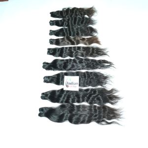 Extensions de cheveux humains indiens bruts non traités à 100 %, ondulés, vierges, avec cuticules alignées, styles bouclés en vagues profondes lâches, naturels - Product Image 2