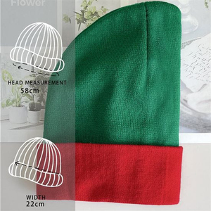 หมวกถักบีนนี่ปรับแต่งได้สำหรับเด็กหมวกกันหนาวสีทึบพร้อมโลโก้แบบเรียบสำหรับเดินทางหมวกบีนนี่ยืดเส้นขนแกะสำหรับเด็ก - Product Image 6