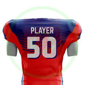 Ensemble d'uniformes de football américain personnalisés de haute qualité, sublimation, best-seller, uniformes de football américain unisexes - Product Image 6