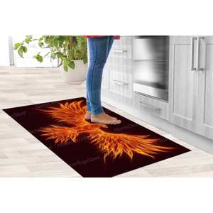 Alfombra Estampada - Moderna, para Bodas, Regalo, Fénix, Ave de Fuego, para Escaleras, con Patrón, para Baño, Grande, Tipo Tapiz - Product Image 4