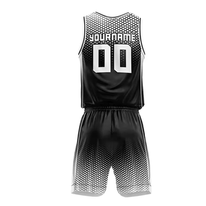 Ensemble d'uniformes de basket-ball pour hommes adultes sur mesure, taille plus, 100% polyester, sans manches, uniforme de basket-ball de haute qualité - Product Image 2