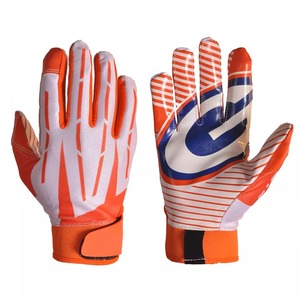 Offres Spéciales gants de récepteur de football de haute qualité jeunesse adulte gants de football américain personnalisé en gros - Product Image 4