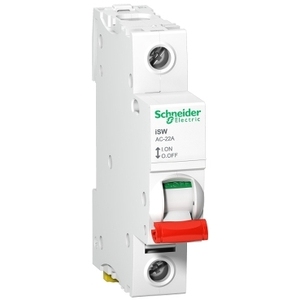 Interruttore Sezionatore Unipolare SCHNEIDER ELECTRIC ISW-1P 125A 240V - Product Image 1