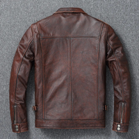 Vestes pour hommes en cuir véritable de qualité supérieure, écologiques, doublées de fausse fourrure, imperméables, respirantes, grandes tailles, vente en gros