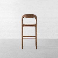 Chaise de bar moderne de luxe en bois massif, mobilier personnalisé pour restaurant, bar à domicile, hôtel, centre commercial, école, salle de sport, chambre, ferme, atelier