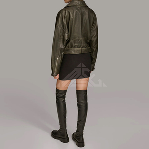 Chaqueta de cuero genuino para mujer 2026 nueva moda chaquetas de cuero de Otoño de manga larga para mujer chaqueta de invierno - Product Image 4