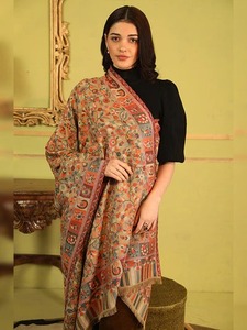Châle en laine de cachemire de style vintage pour femmes de haute qualité personnalisées différentes tailles disponibles-pour le département des musulmans - Product Image 5