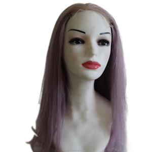 100% pelucas delanteras de encaje de cabello humano liso moda púrpura atado a mano 13x4/13x5/13x6 cierre resaltado con encaje transparente largo - Product Image 2