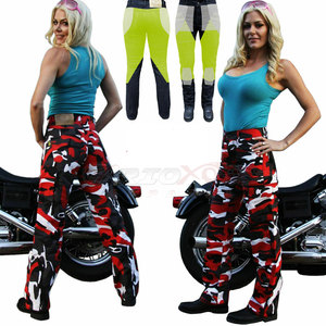 Jeans de moto coupe-vent pour femmes avec protection renforcée, logo personnalisé OEM pour la conduite estivale et hivernale - Product Image 3