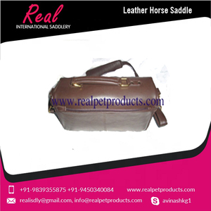 Bolsa de transporte de doble cámara suave de cuero indio genuino 100% con logotipo personalizado disponible en varios colores-Precio al por mayor - Product Image 6