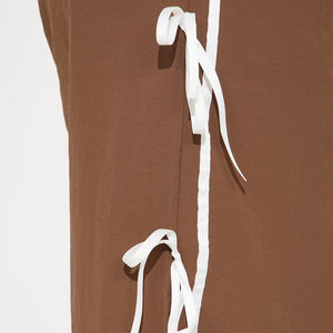 2025 hiver femmes boutons amples coupe-vent écran imprimé Baggy femmes pantalon lavé imperméable Nylon pantalon personnalisé toutes les couleurs - Product Image 6