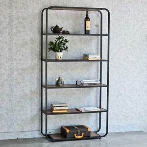 Estante Decorativo de 5 Niveles, Tipo Vertical, 90x30x180cm, Madera Contrachapada KTB68167 para Sala de Estar - Product Image 2