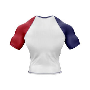 Rashguard de grappling de haute qualité, sublimation intégrale, drapeau américain, polyester et élasthanne, vêtements de combat MMA, chemises de compression - Product Image 4