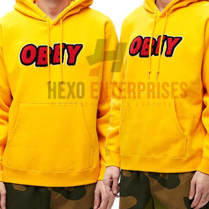 Personnalisez votre propre logo en pull à capuche en coton brodé chenille, sweats à capuche professionnels imprimés avec logo personnalisé 2025 - Product Image 5