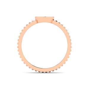 Anillo de piedras preciosas de laboratorio con forma de corazón de Plata de Ley 925 chapado en oro al por mayor para mujer, regalo de compromiso de boda - Product Image 5