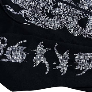 Sudaderas con capucha de algodón 100% para hombre de etiqueta privada con diseño personalizable de diamantes de imitación para la temporada de invierno - Product Image 4