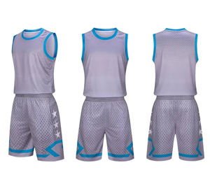 Personnalisable 100% Polyester Mesh Basketball Jersey Vente Chaude 100% Polyester Mesh Tissu Basketball Full Sublimé Ensemble - Product Image 5