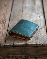 Dompet Kartu Kredit & Kartu Nama Kulit Asli Vintage Awet dengan Branding & Logo Custom LCH-0116