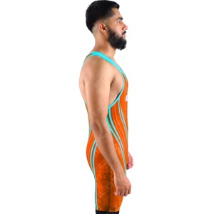 Singlet de Lucha Libre para Hombre, Talla Grande, Impresión por Transferencia de Calor, OEM Personalizado, Lavado, Transpirable, Secado Rápido, para Adultos - Product Image 4