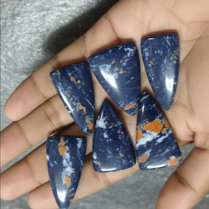 พลอยคาโบชองคุณภาพสูง แบบหลวม ด้านหลังแบน สำหรับบำบัดรักษา ขายส่ง พลอยคาโบชองขัดเงาด้วยมือ รูปทรงและขนาดคละแบบ - Product Image 2