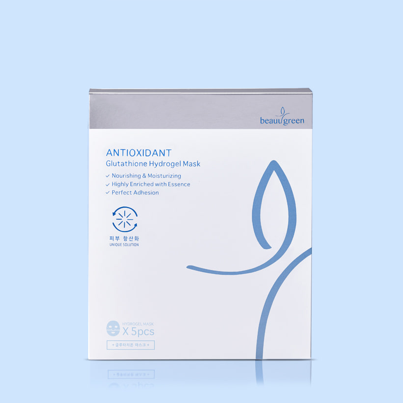Beauugreen Glutathione Hydrogel Mask Pack - Anti-Aging & Whitening