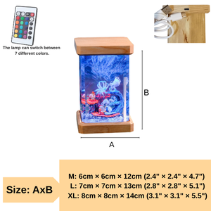 Lámpara de Resina Epoxi Personalizada, Lámpara de Resina Epoxi, Lámpara de Arte de Madera y Resina, Lámpara de Noche Personalizada, Regalo Hecho a Mano, Halloween - Product Image 4