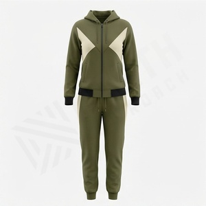 Conjuntos Deportivos Casuales para Mujer, con Cremallera Completa, para Correr, Dos Piezas, Ropa Deportiva Premium para Gimnasio y Fitness - Product Image 1