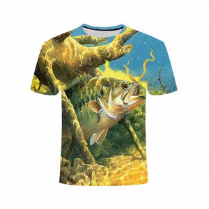 Sublimación para hombre con logotipo personalizado camisetas Casual sublimado algodón camiseta suelta Top desgaste bajo MoQ personalizado Deporte Camiseta cuello redondo - Product Image 2