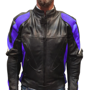 Track Racing Winter Custom Black/Yellow Cowhide Leather Protective Motorbike Jacket for Men - Product Image 6