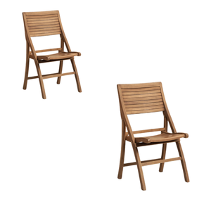 Silla plegable sin brazos para ocio, muebles de teca para exteriores, silla de patio, juego de jardín, balcón de Hotel, producto directo de fábrica - Product Image 2